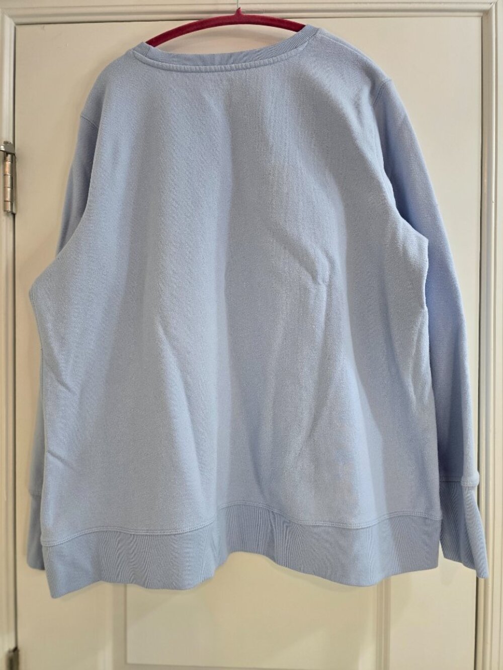 Disney Watercolor Cinderella Castle Sweatshirt - Tek Gear Ultrasoft Fleece Blue - Picture 3 of 5